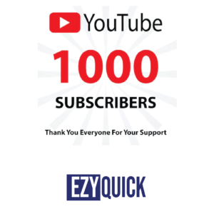 Youtube 1000 follower in your channel with high quality global